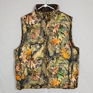 EUC Enyce Mens Camouflage Hunting And Trapping Vest Reversible Size XXL Outdoor